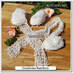 Butchers COTTON MESH NET jaring benang katun untuk ikat daging sosis +/- 1.75cm